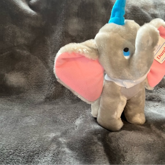 Vintage Dumbo Movie Plush Toy 8” Walt Disney Productions Elephant Stuffed Animal - Picture 2 of 8